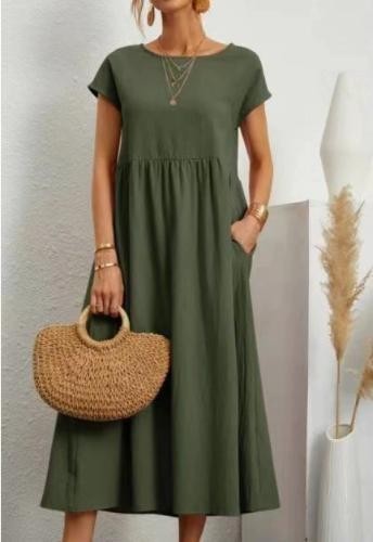 Holiday sundress short sleeve - sundress,