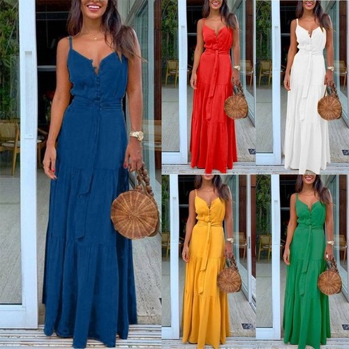 Beach party sleeveless - beach, long