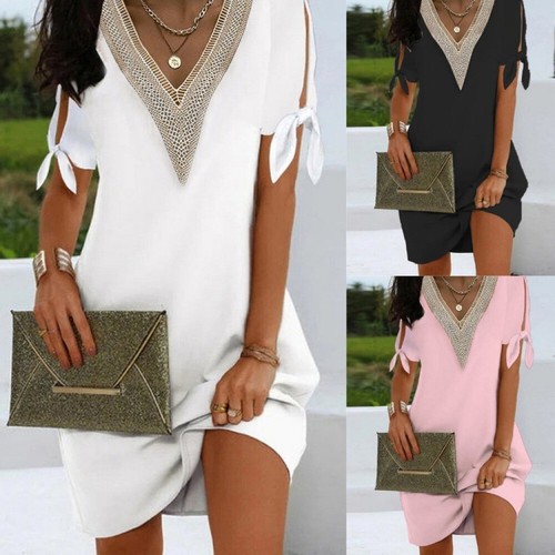 Summer neck holiday mini - v,