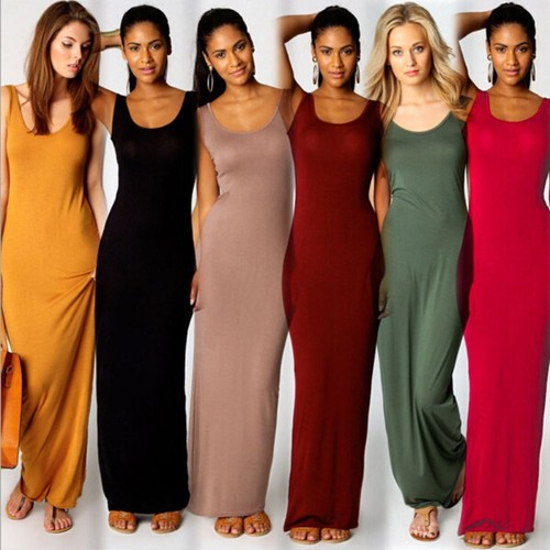 Ladies long maxi dress summer - maxi,