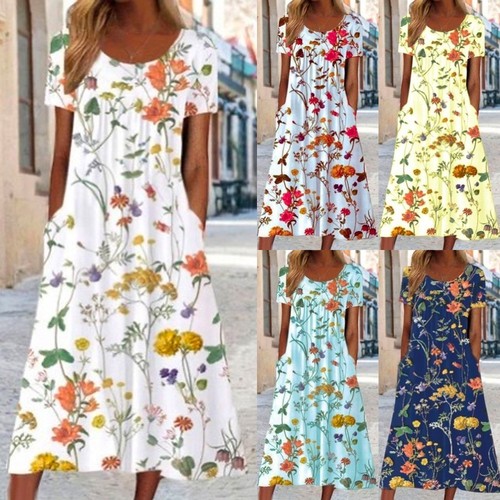 Ladies summer floral print - summer,