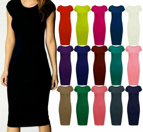 Ladies womans cap sleeve - cap, midi