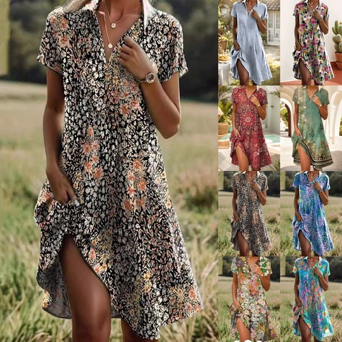 Ladies boho floral short - boho,