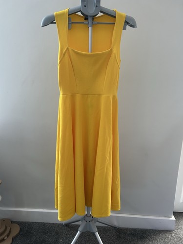 Ladies yellow mid - mid, length