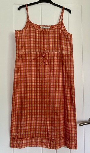 Ladies orange check - ladies,