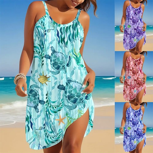 Ladies summer print - ladies, holiday